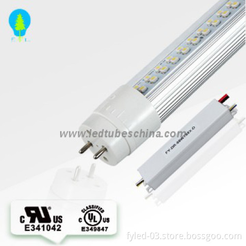 VDE/CSA/SAA/UL/DLC approved tuv tube8 led light tube 24w